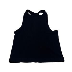 M173 INTIMATELY Free People Women's Crop Racerback Top Black XS/Small